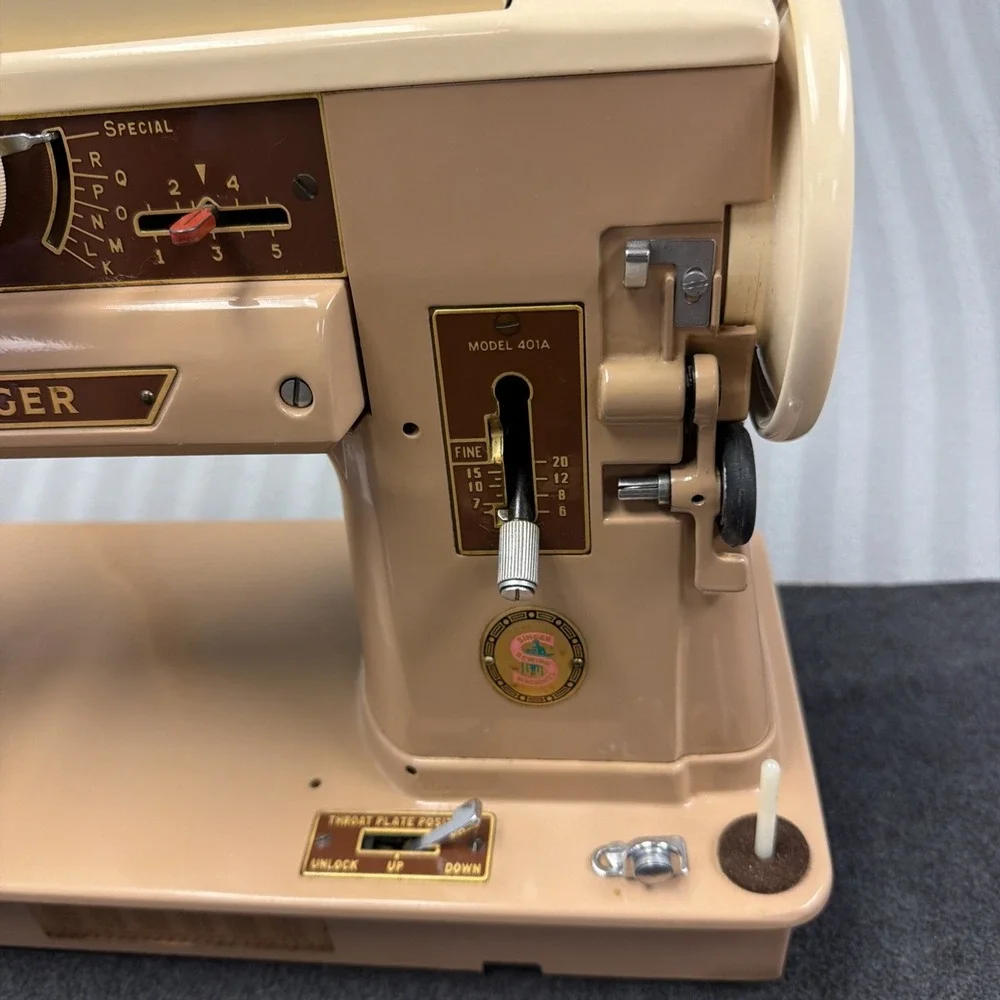 Vintage Singer 401A Sewing Machine Foot Pedal 1961 #NC029026 Read Description